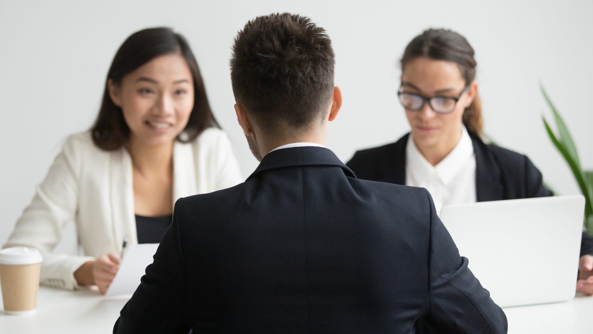 VIP Staffing recruiters conducting a pre-screening interview to ensure workforce reliability for manufacturing and logistics employers