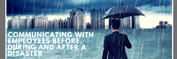 dealing disaster preparedness in the workplace