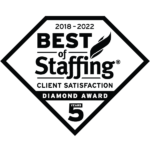 Best of Staffing 2018-2022 Client Satisfaction Diamond Award - 5 Years